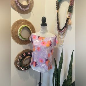 Fighting Eel Off Shoulder Top